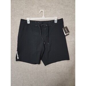 Dakine Cyclone 18" Boardshorts Mens 38 Black Performance Stretch NEW